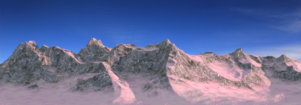 obj realistic snowy mountains - Three Realistic Snowy Mountains by meerkat1123432
